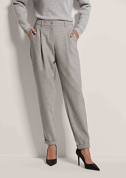MADELEINE Bundfaltenhose Bundfaltenhose mit Saumaufschlag günstig online kaufen