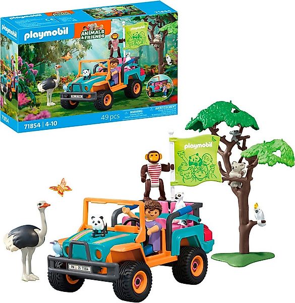 Playmobil® Bunter Geländewagen (71854), Animals & Friends Konstruktions-Spi günstig online kaufen