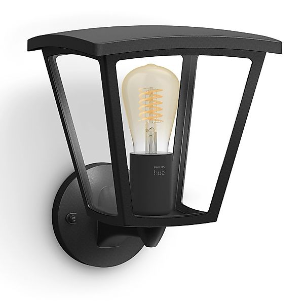Philips Hue White LED-Wandleuchte Inara Schwarz 550,m E27 günstig online kaufen