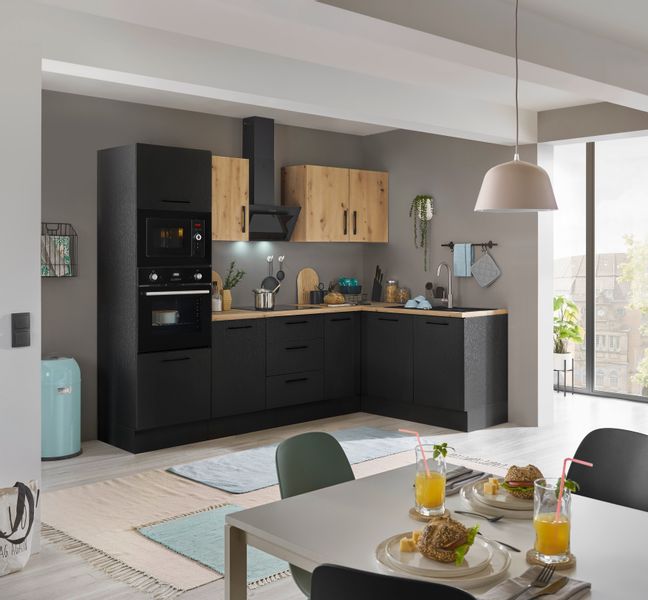 BASIC by Balculina Winkelküche "Turin" Stellbreite 270x175 cm, wahlweise mi günstig online kaufen