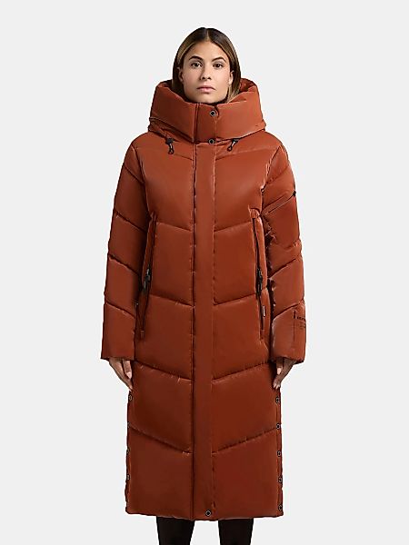 khujo Wintermantel "Pulset Shiny", Winter Steppmantel aus einem auffällig g günstig online kaufen