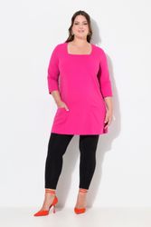 Ulla Popken Longshirt Longshirt Taschen A-Linie günstig online kaufen