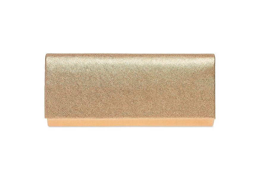 Caspar Clutch TA508 klassiche Damen Abendtasche mit dezentem metallic Glanz günstig online kaufen