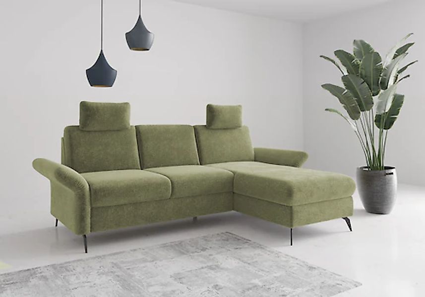 Home affaire Ecksofa »Rochelle«, optional: Armteilverstellung, klappbar, Be günstig online kaufen