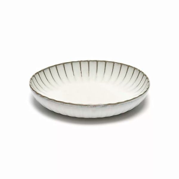 Suppenteller Inku keramik weiß / Large - Ø 23 cm - Serax - Weiß günstig online kaufen