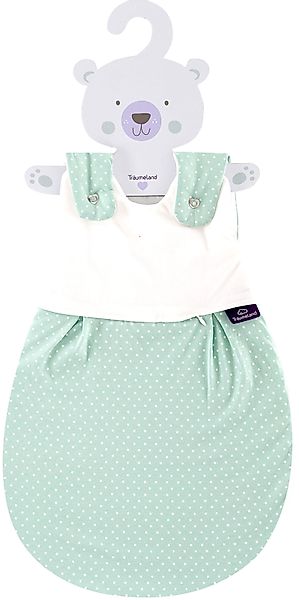 Träumeland Babyschlafsack Außenschlafsack Pünktchen mint (1 günstig online kaufen
