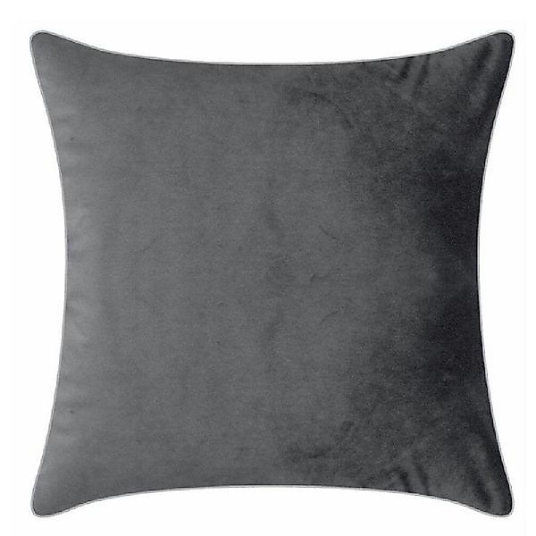 PAD Kissenhülle Kissenhülle Samt Elegance Grey günstig online kaufen