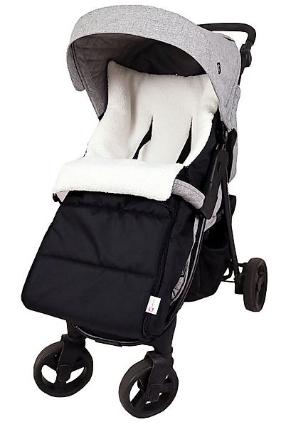 BabyLux Fußsack Bouclé Winter Fußsack 90cm Kinderwagen Buggy, Babyschale Sc günstig online kaufen