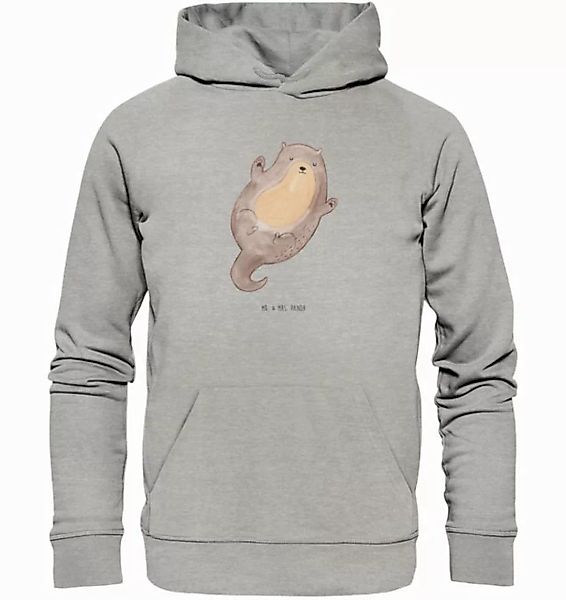 Mr. & Mrs. Panda Hoodie Otter Umarmen Größe M - Heather Grey - Geschenk, Se günstig online kaufen