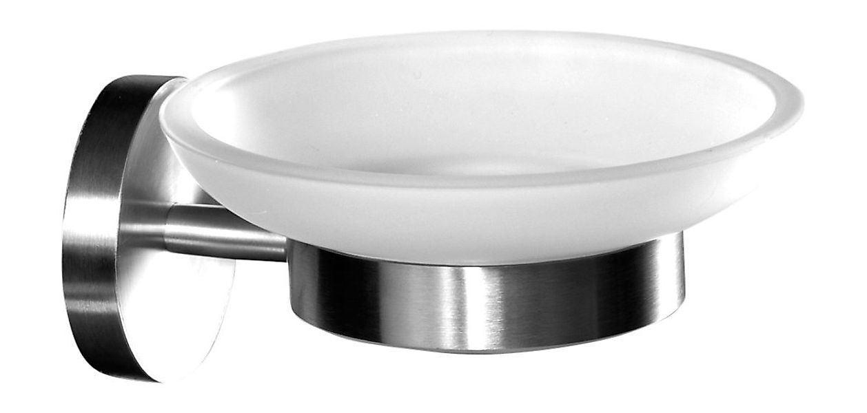 Ambrosya Seifenschale Seifenhalter aus Edelstahl - Seifenschale Glas Seifen günstig online kaufen