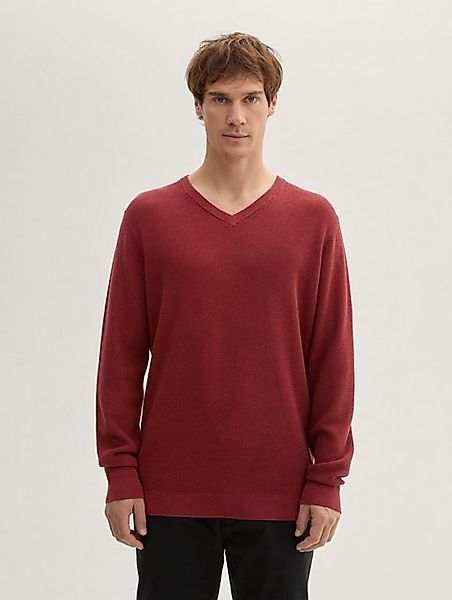 TOM TAILOR Strickpullover mit V-Ausschnitt günstig online kaufen