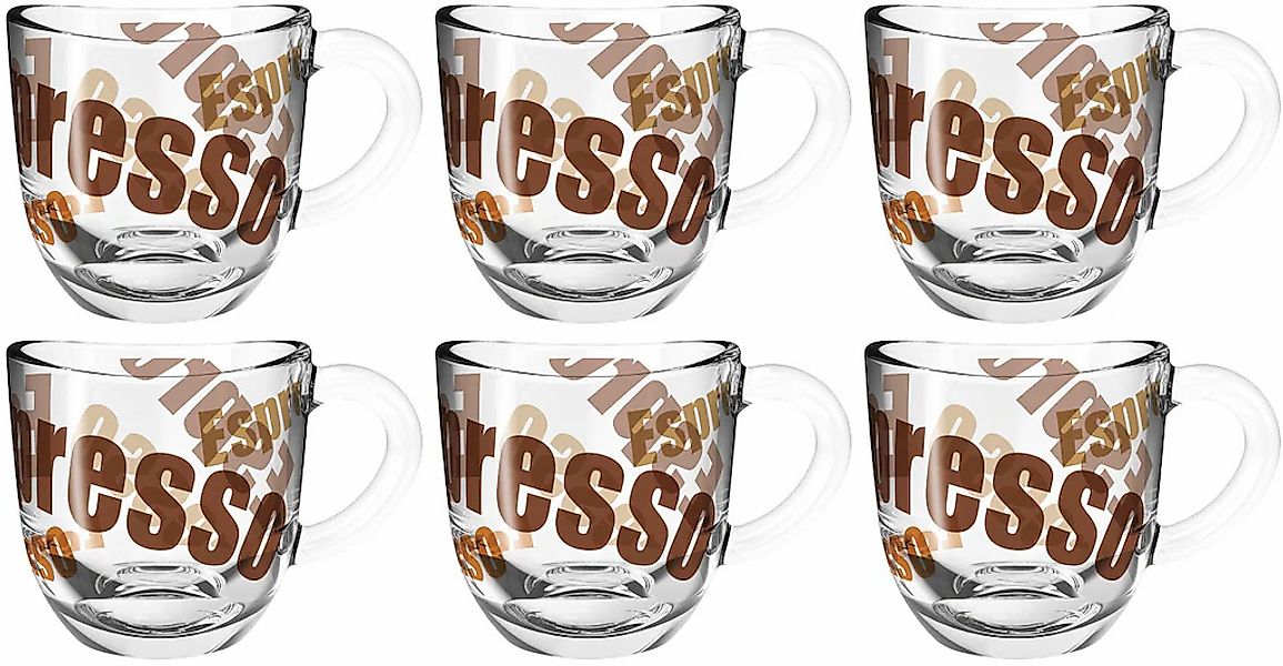 LEONARDO Espressotasse "NAPOLI" 80 ml, 6-teilig günstig online kaufen