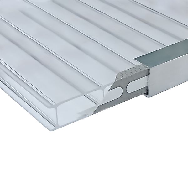 HT-Kunststoffe Abschlussprofil Alu-Abschlusprofil für 16mm Stegplatten günstig online kaufen