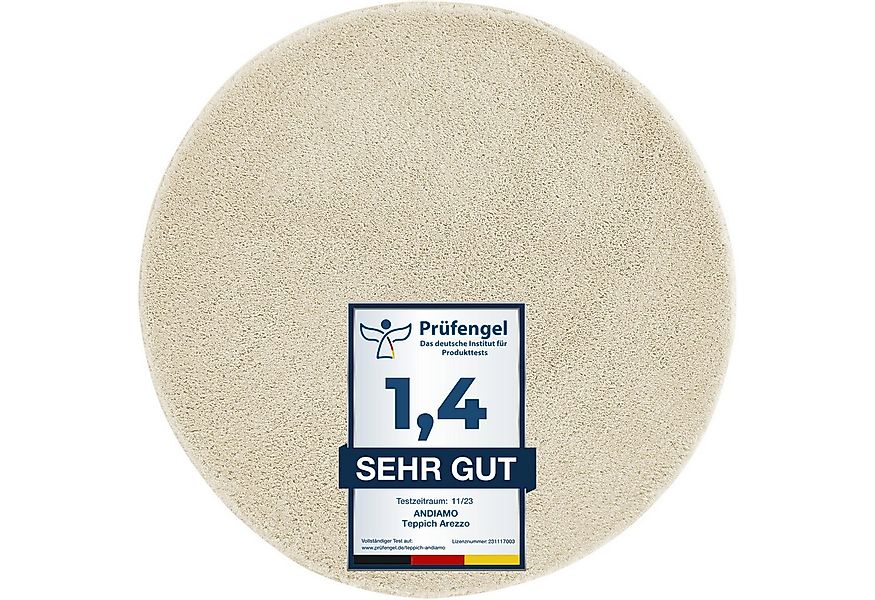 Andiamo Badematte Arezzo, Höhe 16 mm, rutschhemmend beschichtet, fußbodenhe günstig online kaufen