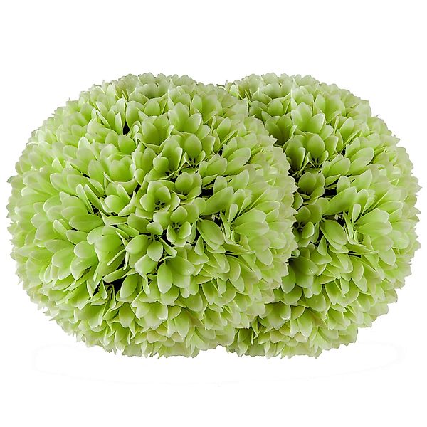 Kunstpflanze, COSTWAY, 2er φ28cm Buchsbaumkugel UV-beständig günstig online kaufen