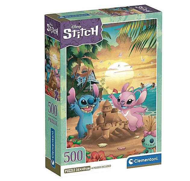 Clementoni® Puzzle Disney Stitch Puzzle 500Stück, Puzzleteile günstig online kaufen