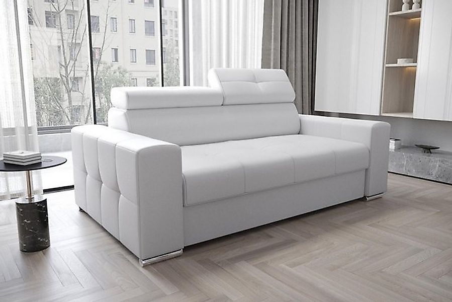 JVmoebel Sofa Designer Zweisitzer Couch Polster Textil Leder Sofa Design 2 günstig online kaufen