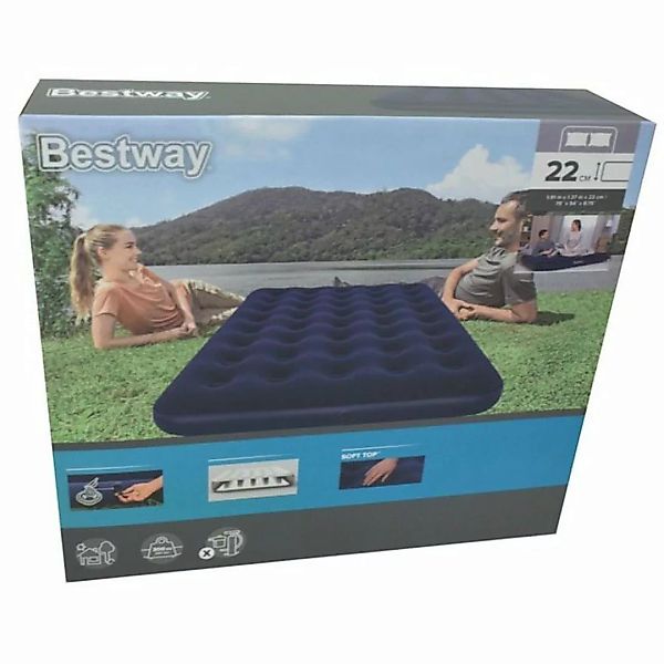 Bestway Luftbett Campingbett Liegebett Bett Luftbett blau Doppelbett 137x19 günstig online kaufen