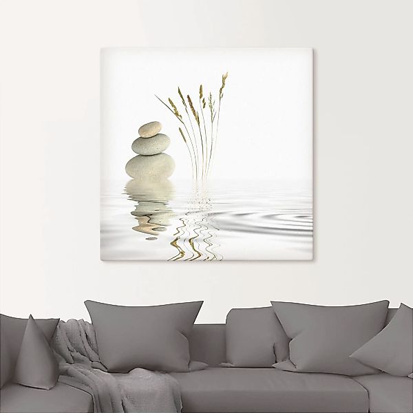 Artland Wandbild "Zen Friede" Zen 1 Stk. tlg. als Alubild, Outdoorbild, Lei günstig online kaufen