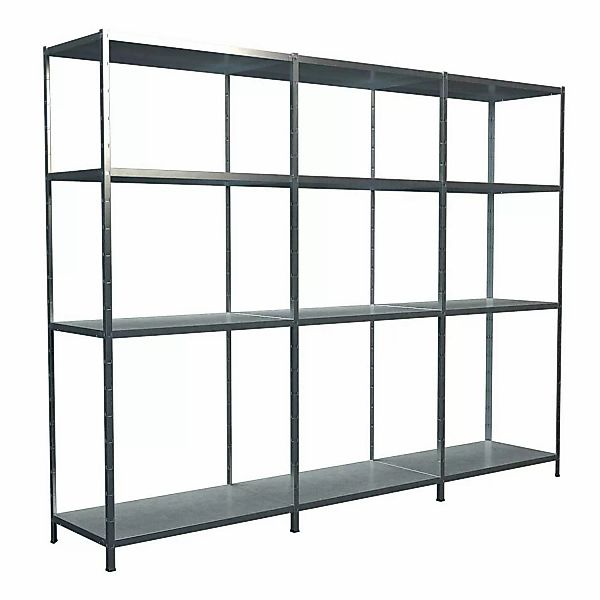 Schulte Steck-Grund- und 2 x Anbauregale 180 cm x 340 cm x 35 cm Verzinkt günstig online kaufen