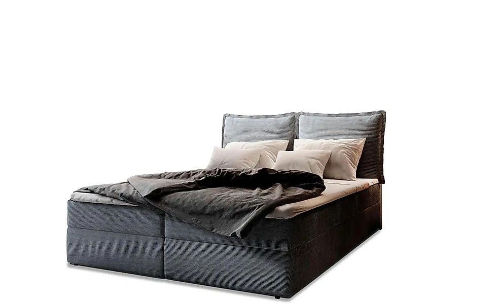 MASSENO Boxbett mit Bettkasten Lente ¦ grau ¦ Maße (cm): B: 180 H: 98 Bette günstig online kaufen