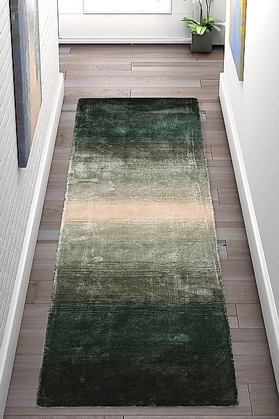 Home affaire Läufer Katalin, handgewebt, Teppiche aus 100% Viskose, farblic günstig online kaufen