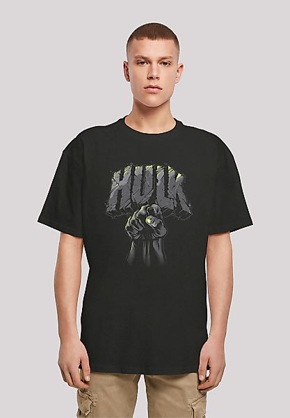 F4NT4STIC T-Shirt "Marvel Hulk Punch Logo" Print günstig online kaufen