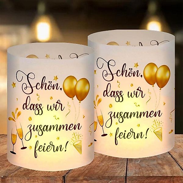 LuxusKollektion Kochbesteckhalter 12 Windlichter Tischdeko Geburtstag günstig online kaufen
