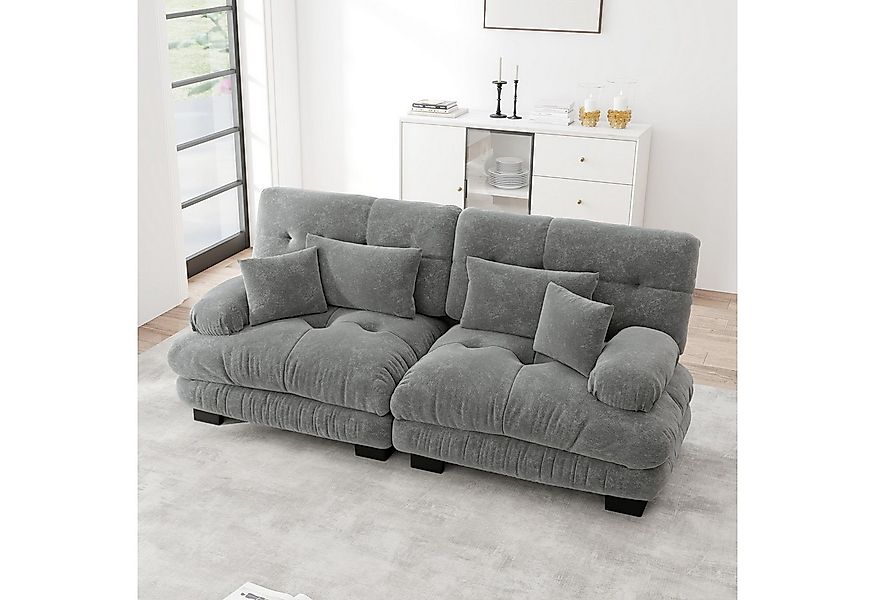 Odikalo 2-Sitzer Schlafsofa Polstersofa Ecksofa, Cloud Ecksofa für Wohnzimm günstig online kaufen