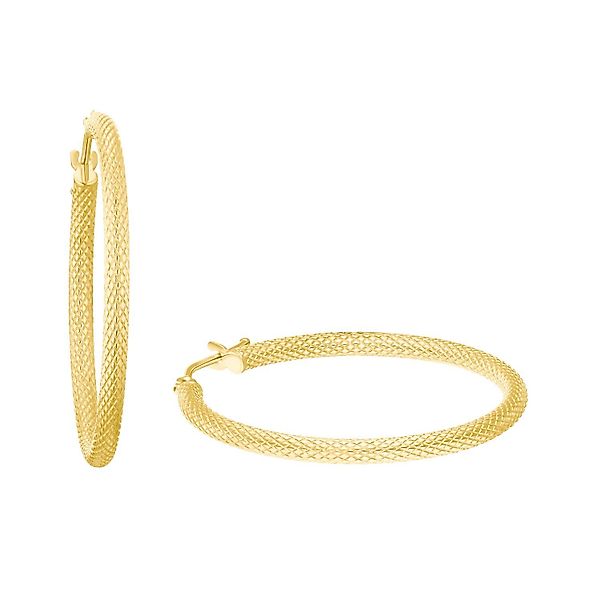 Amor Paar Creolen für Damen, Gelbgold günstig online kaufen