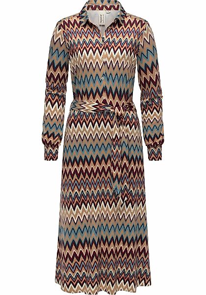 Ragwear Blusenkleid "Plantee Print" Eingrifftaschen günstig online kaufen