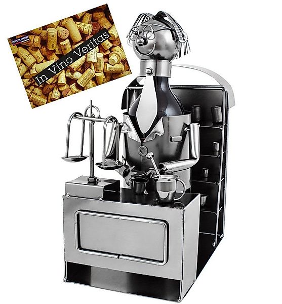 BRUBAKER Weinflaschenhalter Apotheker Flaschenhalter, (inklusive Grußkarte) günstig online kaufen