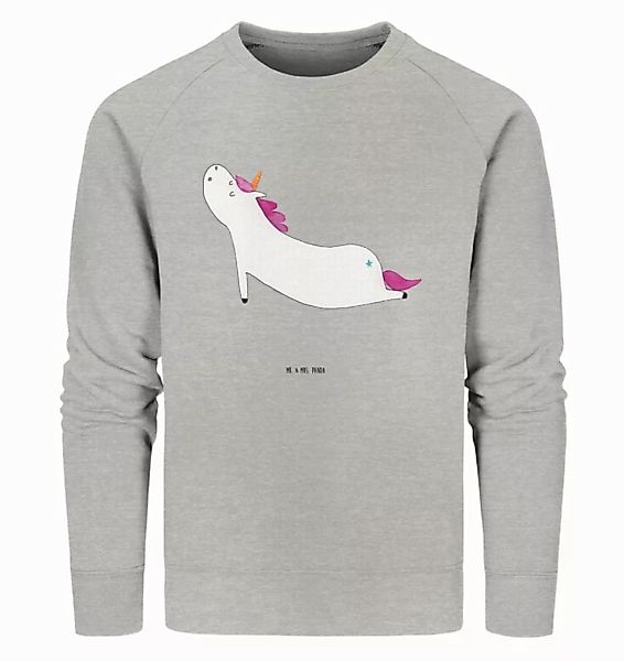 Mr. & Mrs. Panda Longpullover Größe XXL Einhorn Yoga - Heather Grey - Gesch günstig online kaufen