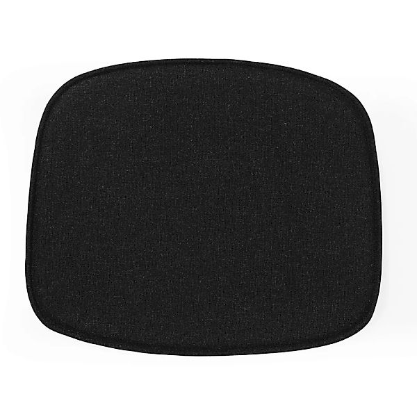 Sitzkissen  textil schwarz / Für Stühle & Sessel der Reihe Form - Normann C günstig online kaufen