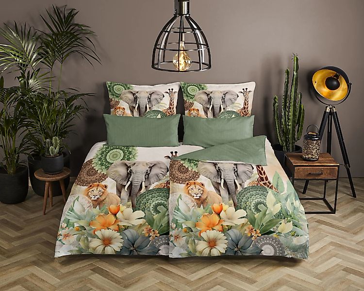 hip Kissenhülle "Sagadar" Baumwolle, Mako-Satin, 40x80, 1 Stück, Reißversch günstig online kaufen