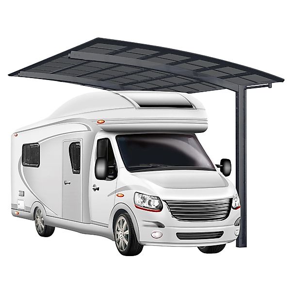 Ximax Runddach-Einzelcarport Portoforte Caravan Typ 60 Standard Schwarz günstig online kaufen