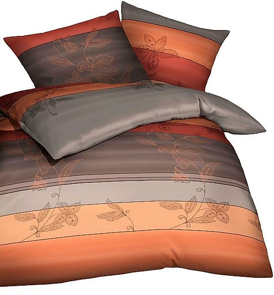 Kaeppel Bettwäsche Kaeppel Biber Bettwäsche 135x200cm Delicate Kupfer Braun günstig online kaufen
