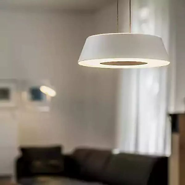 Oligo Glance Pendelleuchte LED - unsichtbar höhenverstellbar, Baldachin wei günstig online kaufen