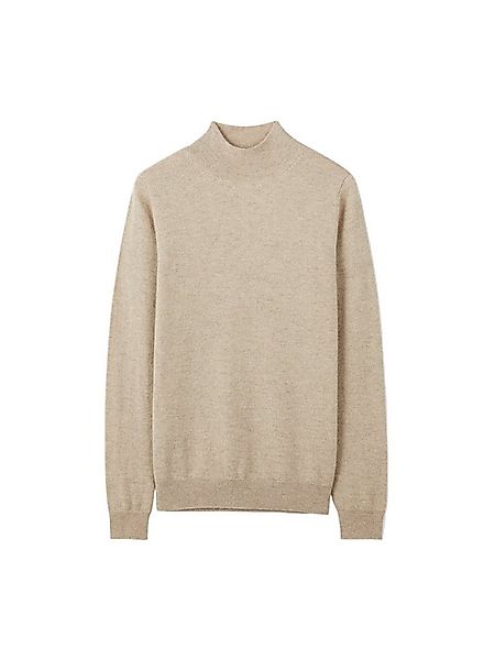 GOBI Cashmere Stehkragenpullover Naturfarbe Basic Stehkragenpullover aus Ka günstig online kaufen