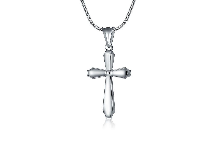 NAHLE Kette mit Anhänger Kreuz Silberkette Kreuz Kette (inkl. Schmuckbox), günstig online kaufen