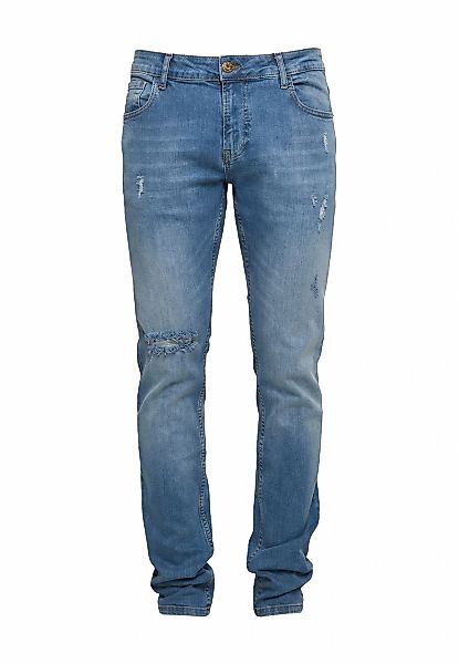 2Y Premium Bequeme Jeans "2Y Premium Herren 2Y Destroyed Slim Fit Jeans" günstig online kaufen