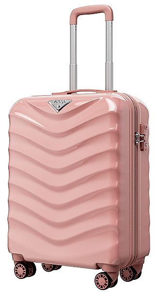 Verage Hartschalen-Trolley Rosagold /Schwarz Reisekoffer, 4 günstig online kaufen