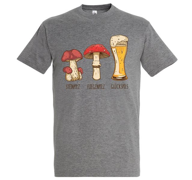 Youth Designz Print-Shirt Herren T-Shirt Glückspils günstig online kaufen