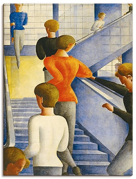 Artland Wandbild »Bauhaustreppe. 1932« Gruppen & Familien 1 Stk. tlg. als A günstig online kaufen
