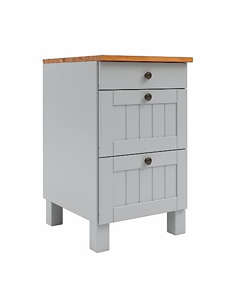 Home affaire Unterschrank "Alby2" Mit Metallgriffen, Breite 50 cm günstig online kaufen