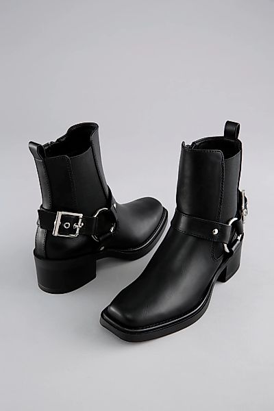 Aniston SHOES Westernstiefelette, Cowboyboots, Blockabsatz, mit Stretcheins günstig online kaufen
