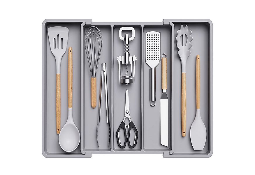 Lifewit Besteckeinsatz Besteckkasten für Schubladen, Utensilienständer Erwe günstig online kaufen