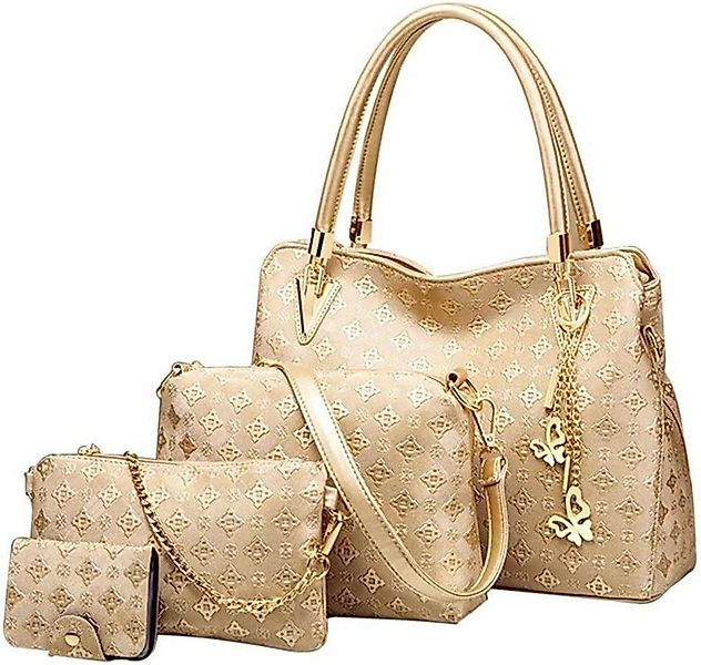 LuxusKollektion Umhängetasche Handtaschen Set Damen 4-teilig günstig online kaufen