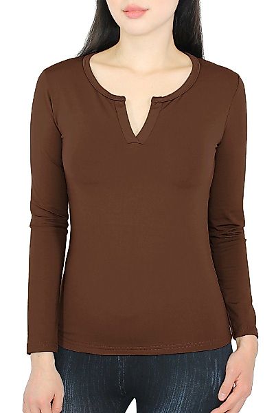 dy_mode Thermohemd Damen Thermo Langarmshirt Thermoshirt günstig online kaufen