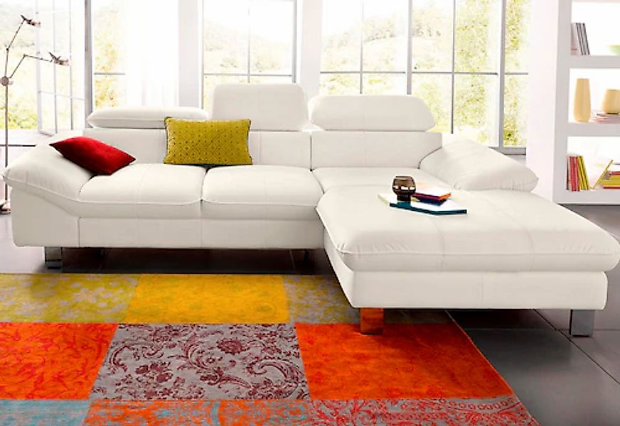 COTTA Ecksofa »Driver L-Form« mit Kopfteilverstellung, wahlweise mit Bettfu günstig online kaufen